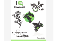 Kawasaki Kids Tattoo-Set